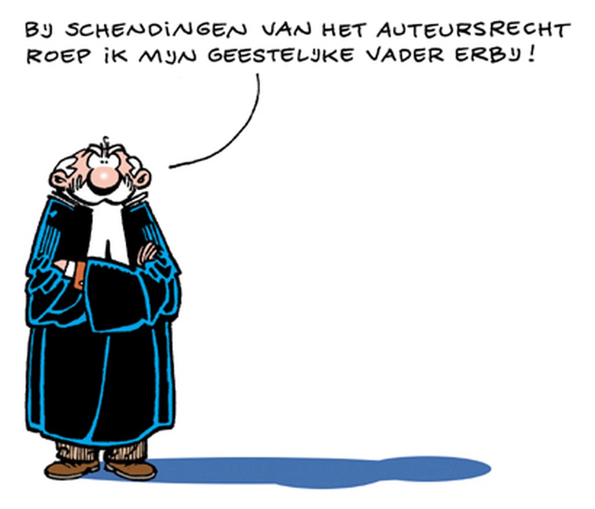 Copyright cartoon Dutch