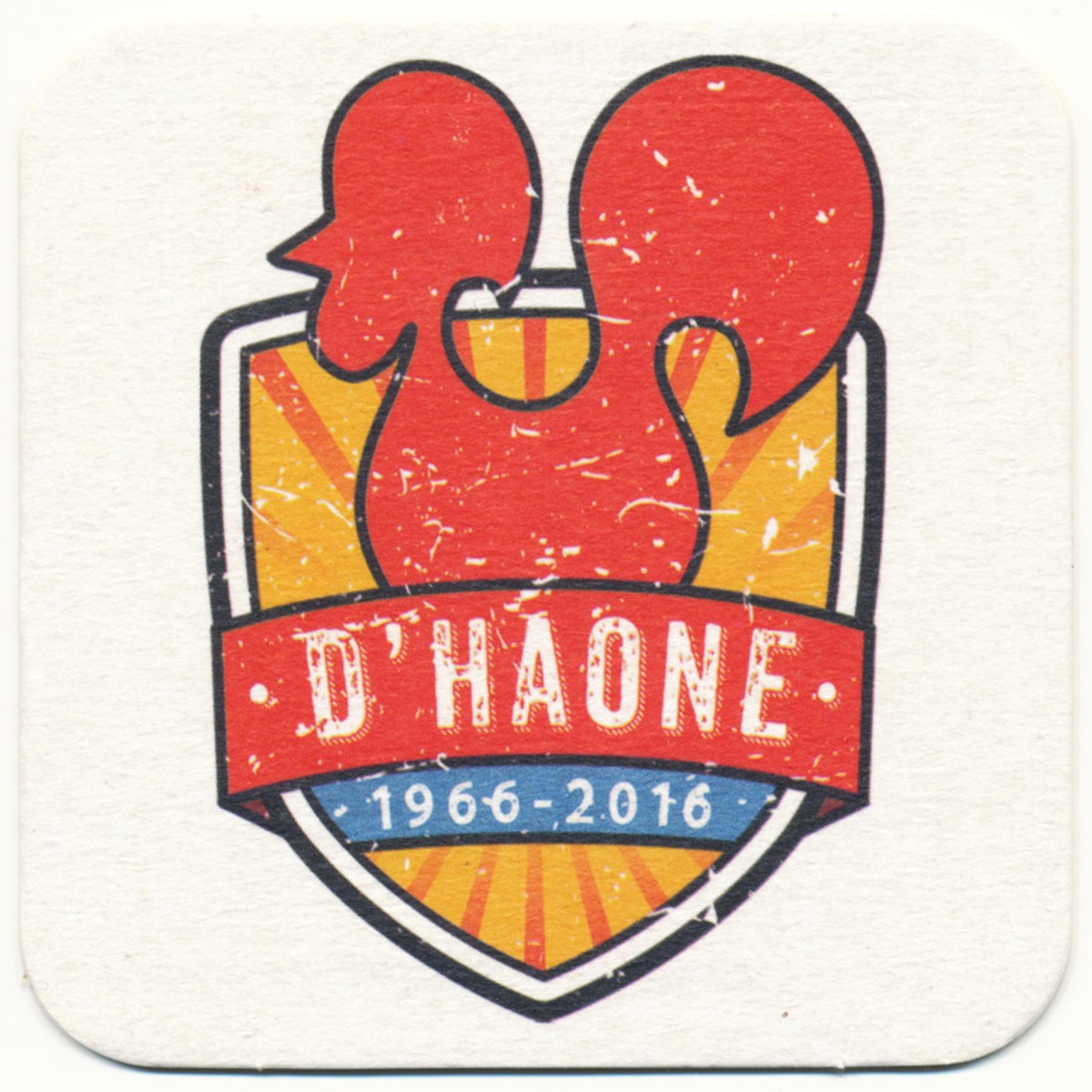 2016 Haone logo op bierviltje