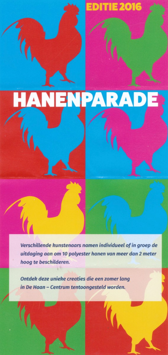 2016 Hanenparade   folder voorkant